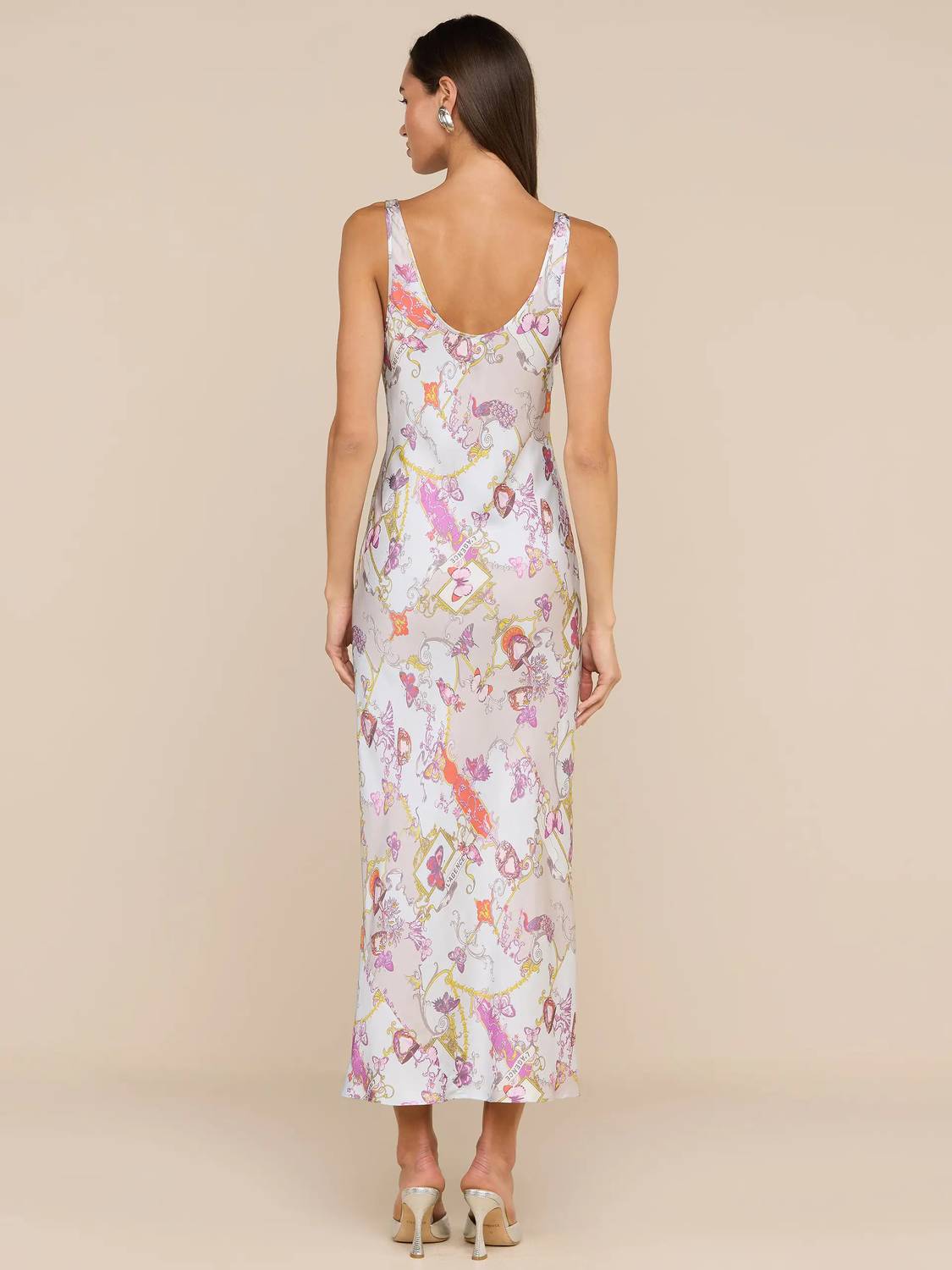 L'Agence - Akiya Satin Maxi Dress
