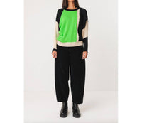 SKFK Balene Sweater in black multicolored - women's sweater - alternate view