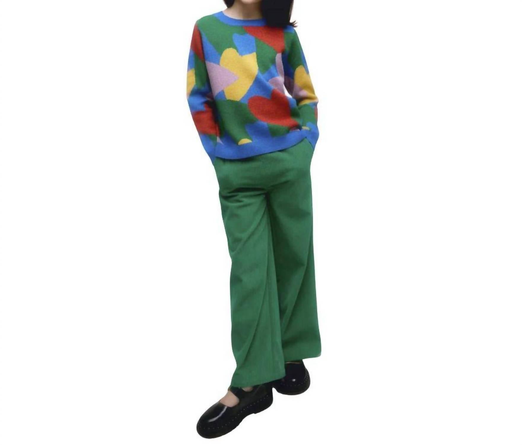 Compania Fantastica Cupid Knitted Jumper in blue - kids' sweater