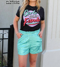 Rowdy Crowd - Women's Vetiver Velvet Shorts