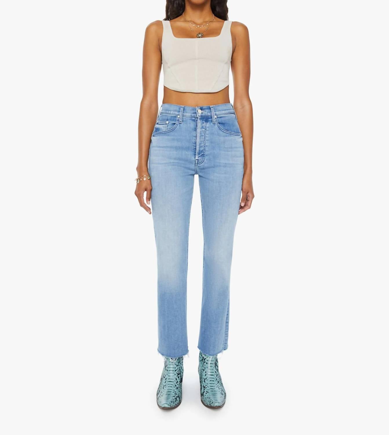 Mother - Women's The Tripper Ankle Fray Jean