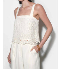 Greylin - Kandace Crochet Lace Sleeveless Top