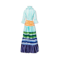 Studio 189 - Hand-batik Ruffle Tiered Maxi Dress