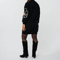 Esqualo - Tape Flower Mini Dress