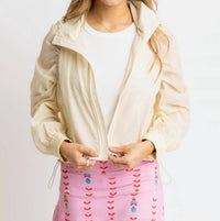 Karlie - Solid Sport Jacket With Hood
