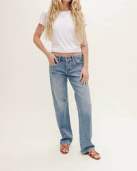 Oliver Logan - Winston Low Rise Wide Leg Jeans