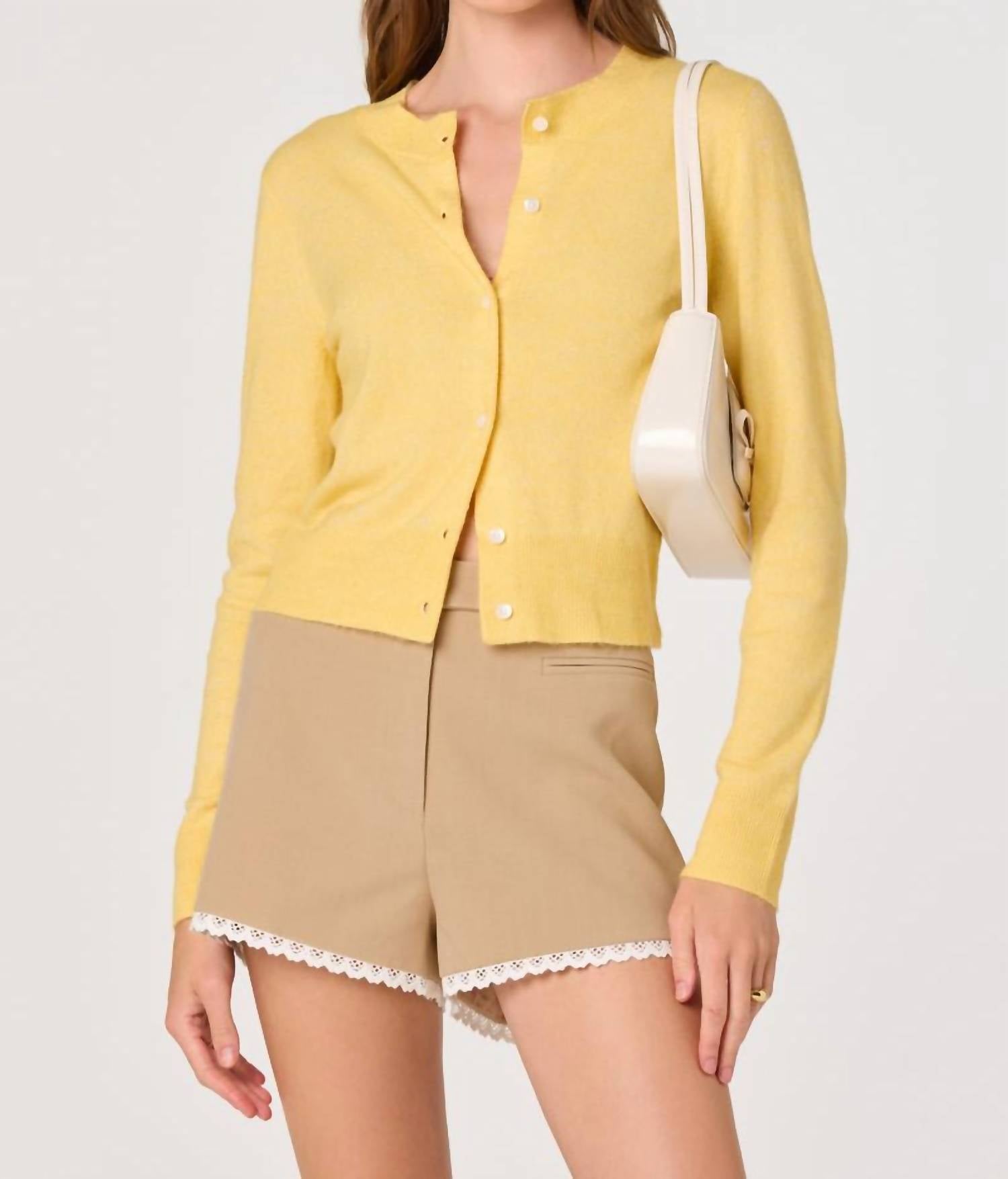 Astr - Mary Classic Button Front Cardigan
