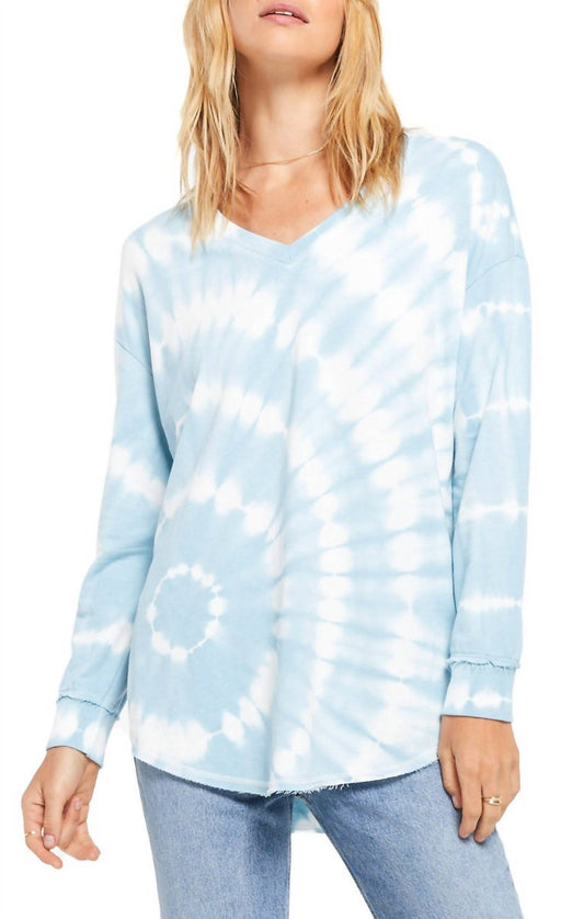 Z Supply - V-neck Spiral Tie-dye Weekender Top