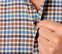 JOHNNIE-O Krause Flannel Button Down in harvest - men's long sleeve top - view 4