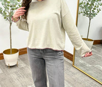 Hayden La - Cora Long Sleeve Boxy Top