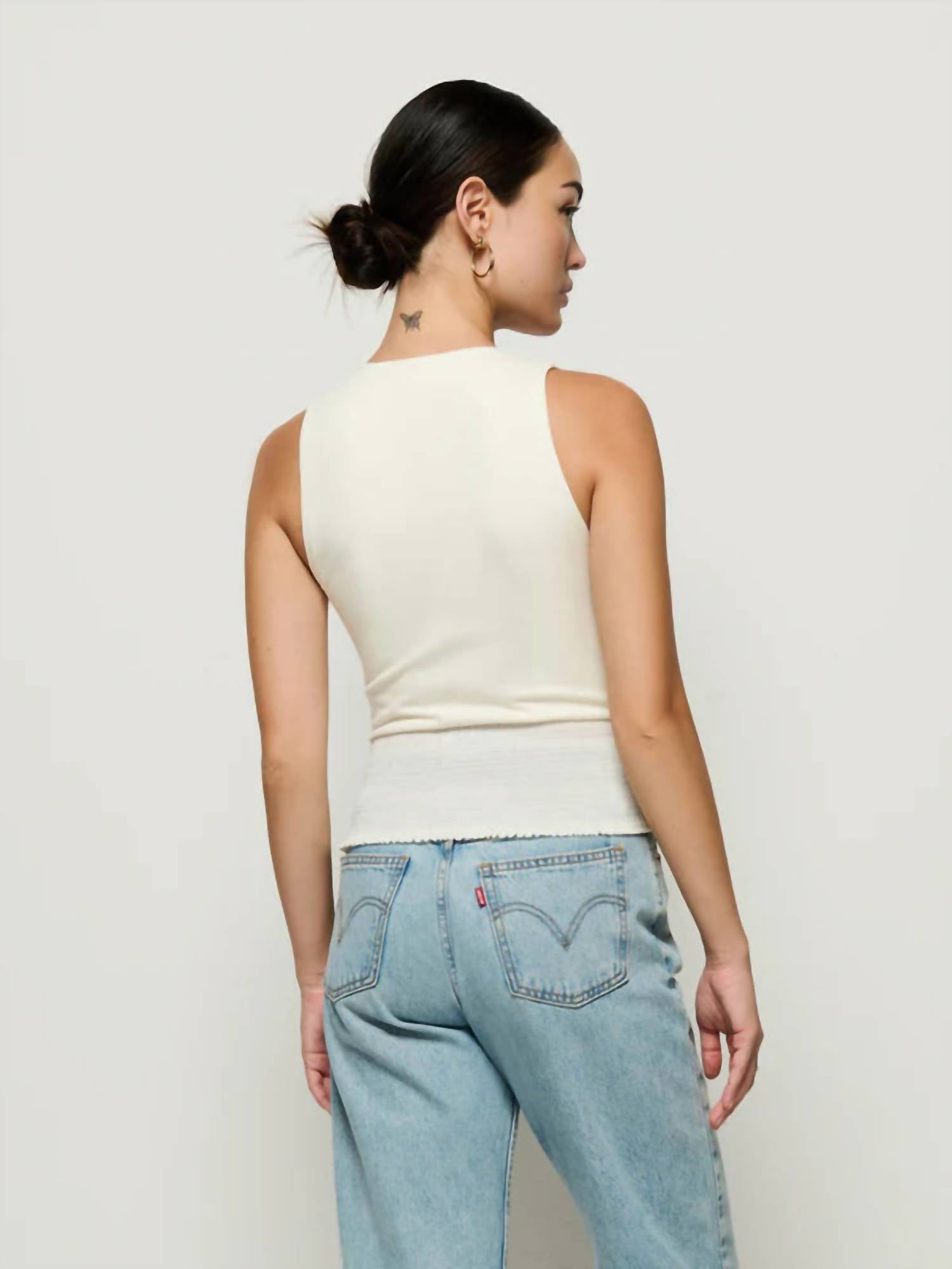 Nation Ltd - Evalina V Neck Tank Top