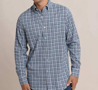 Southern Tide - Plaid Intercoastal Long Sleeve Sports Shirt