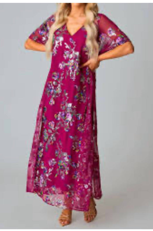 Buddylove - Butterfly Sparkle Maxi Dress