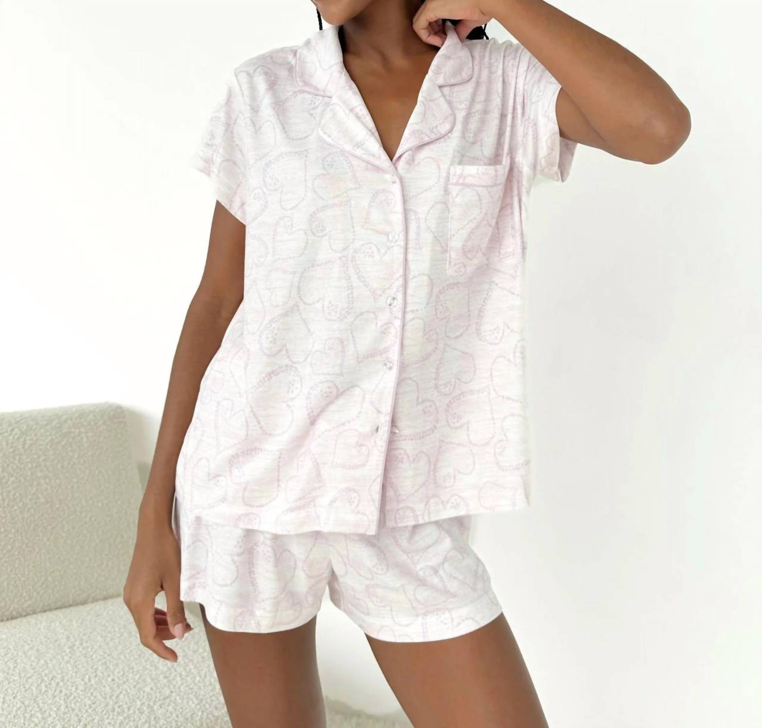 Splendid - Flora Pillow Soft Short Pj Set