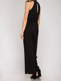 Lurex Halter Jumpsuit