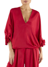 Ramy Brook - Krista Satin Blouse Top
