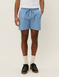 Les Deux - Stan Seersucker Swim Shorts