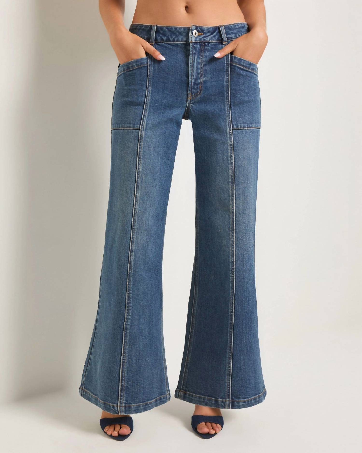 Seventy Eight And Sunny - Nomad Flare Jean