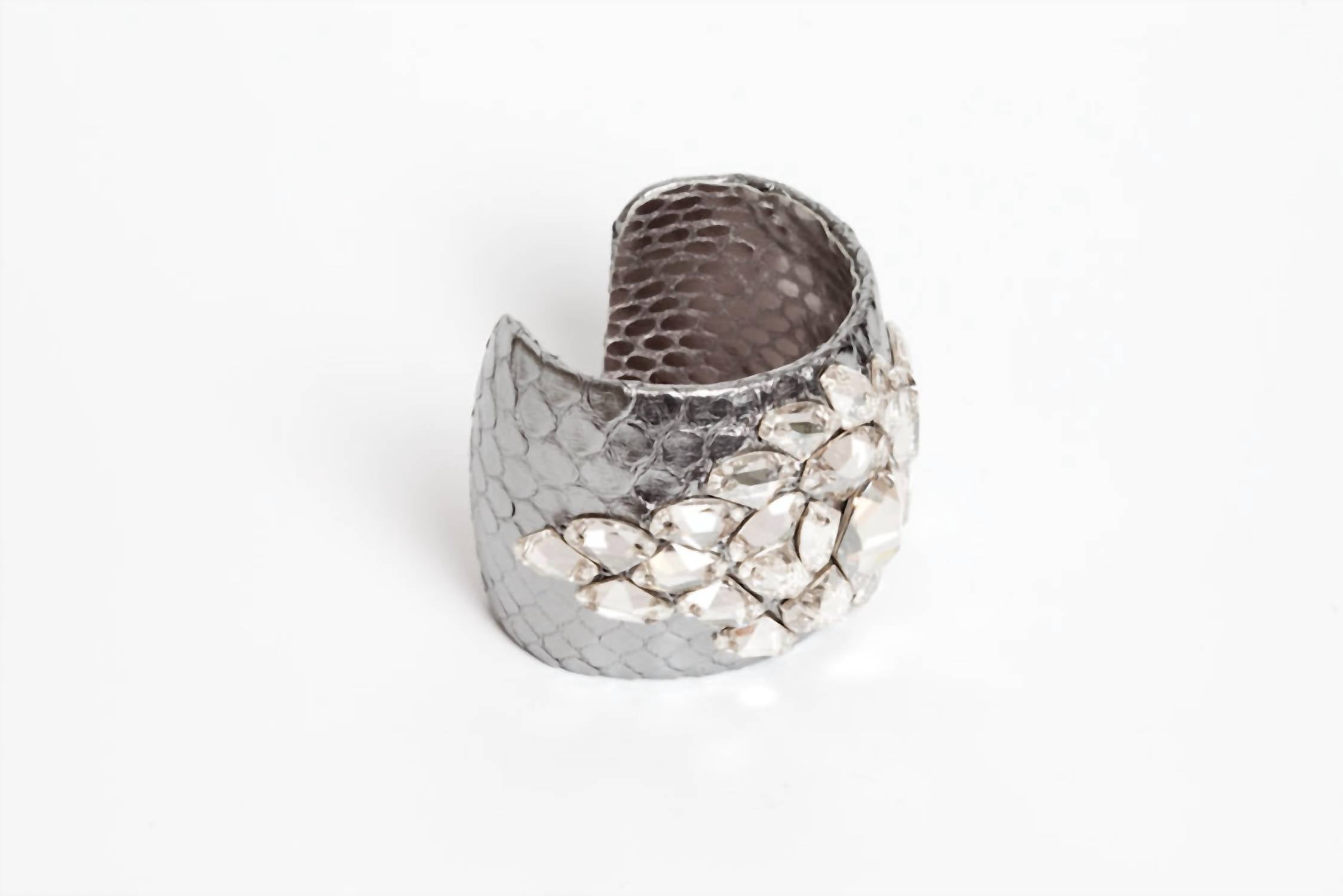 Avenue Chic - Women's Python Cosmic Large Cuff