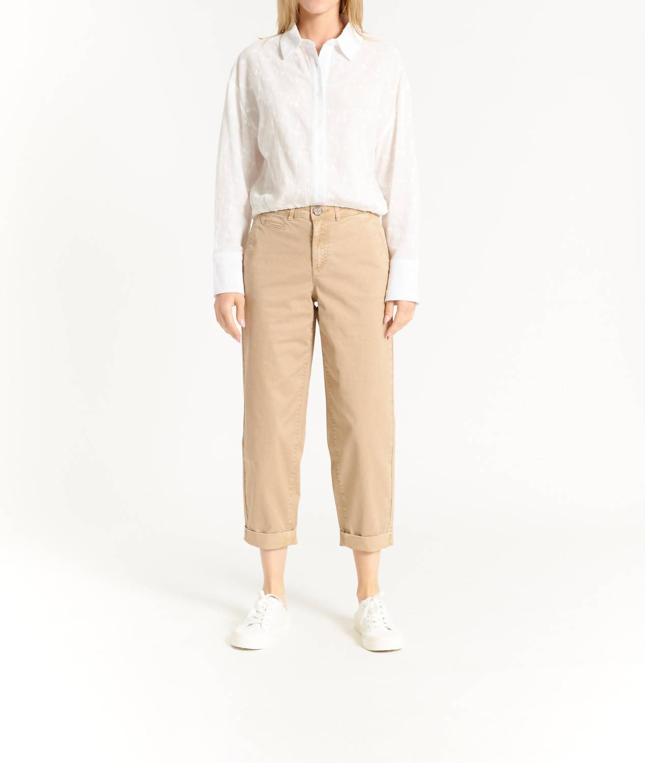 Oat New York - High Rise Cuffed Baggy Pants