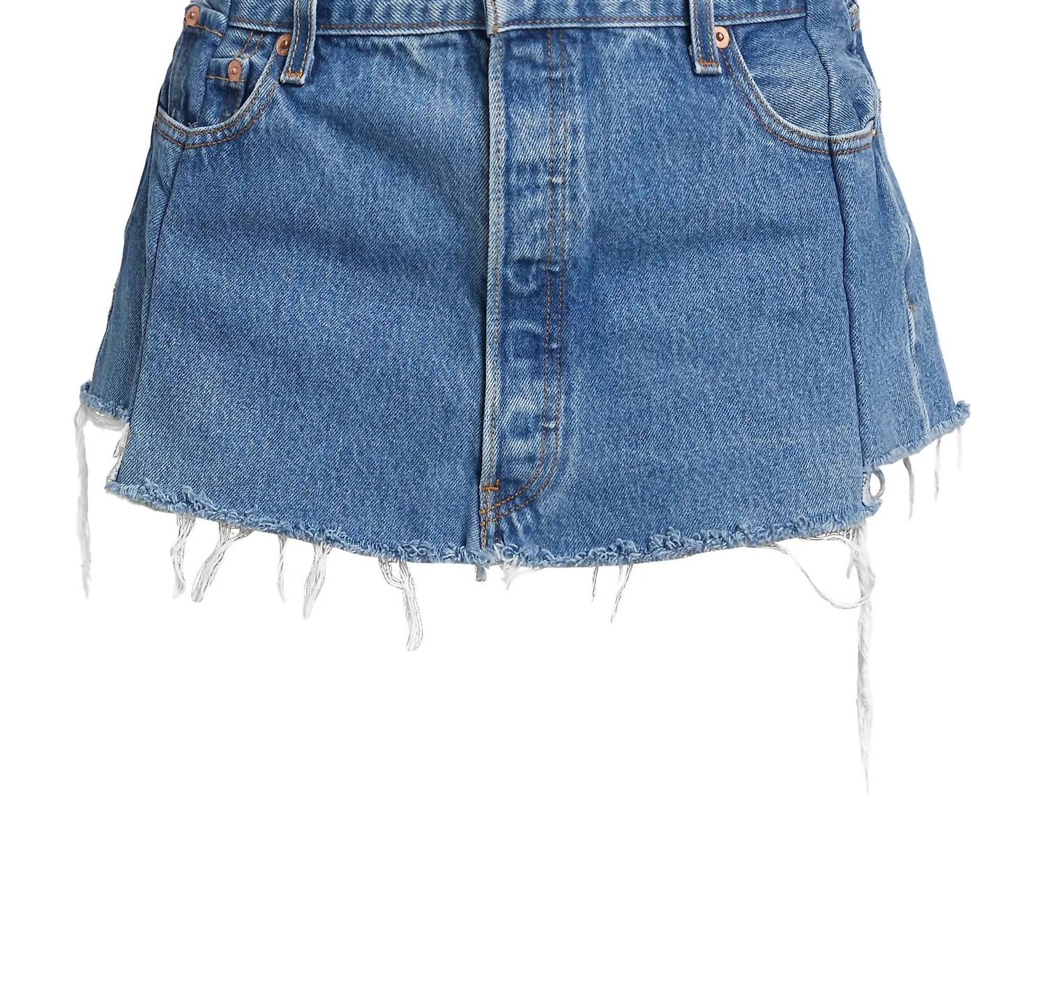 Eb Denim - Angeli Upcycled Denim Mini Skirt