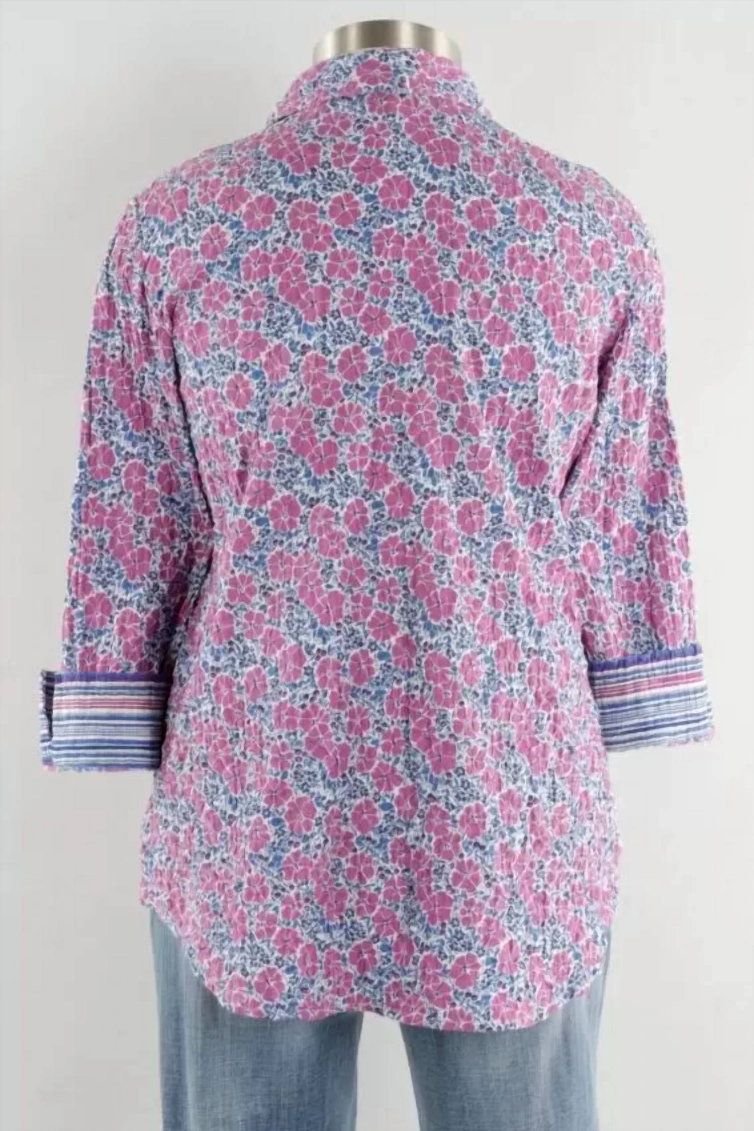 Habitat - Women's 3/4 Sleeves Button Down Shirt