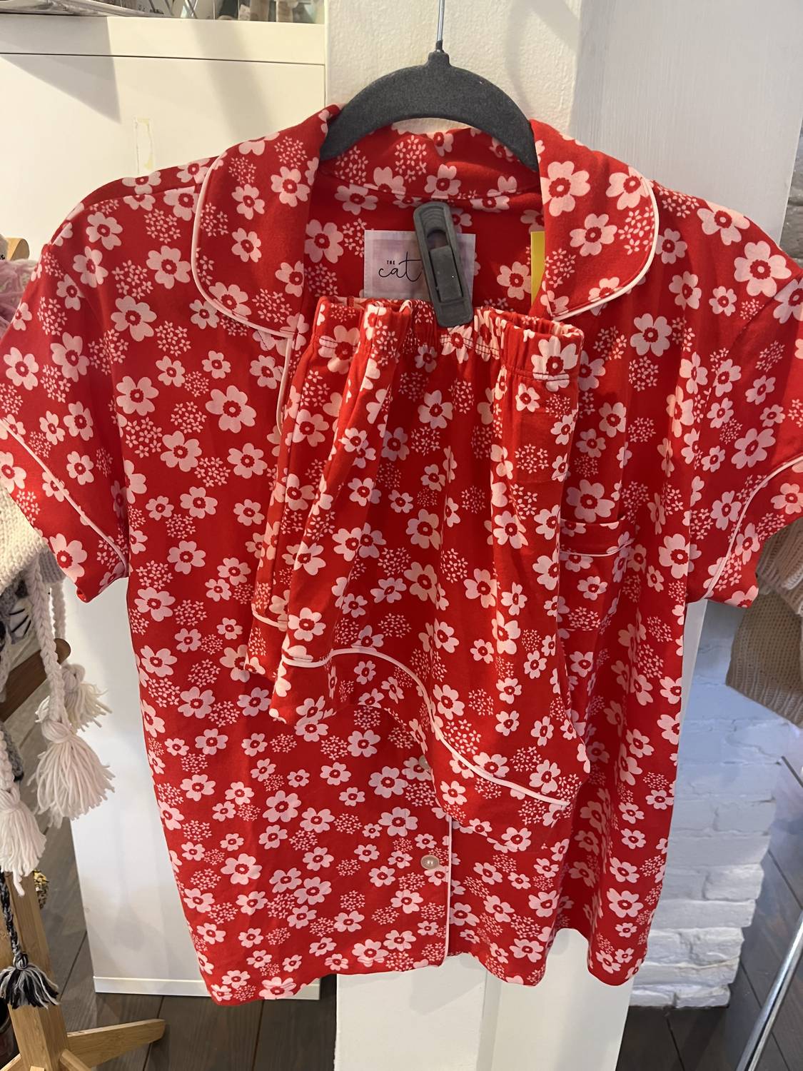 The Cat'S Pajamas - Women's Short Sleeved Top and Shorts PJs