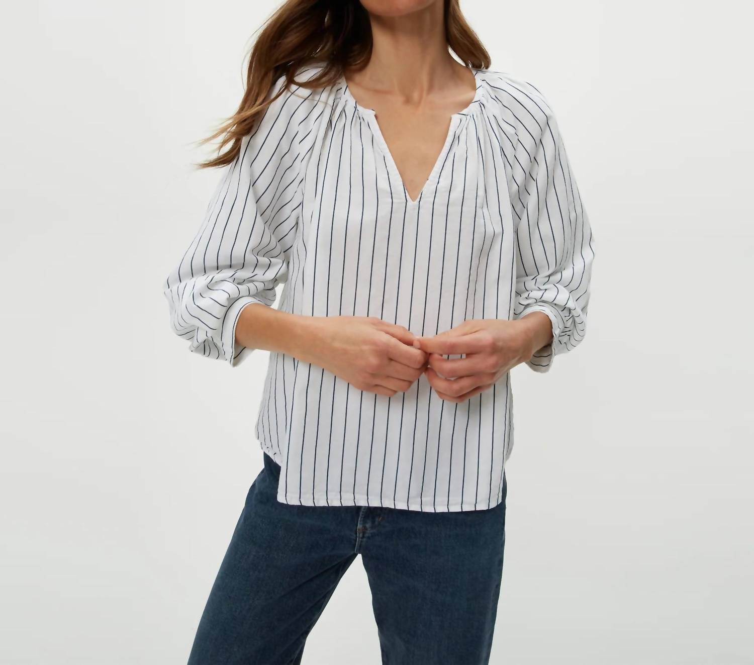 Michael Stars - Cleo Notch Blouse