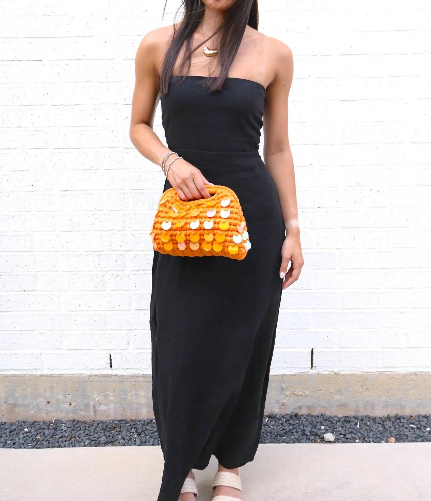 Olivaceous - The Lila Linen Maxi Dress