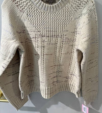 Lilla P - Open Stitch Crewneck Sweater