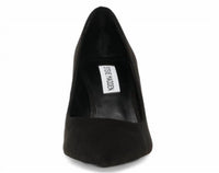 STEVE MADDEN Women's Lend Suede Heel in black - women's heels - detail view