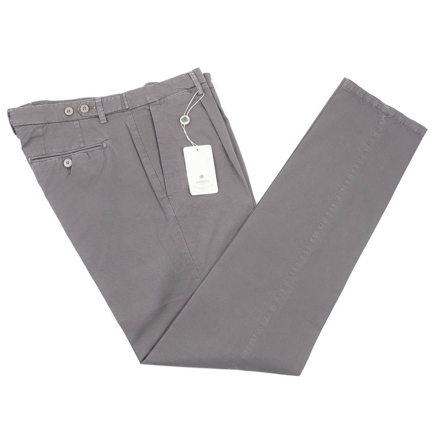 Luigi Borrelli Napoli - Men's Slim-fit Cotton Pants