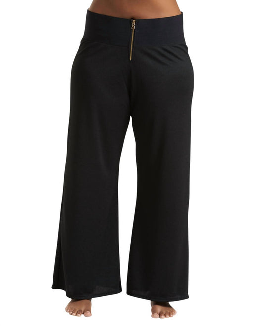 Always For Me - Plus Size Zipper Front Pants