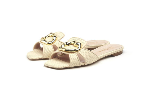 Rupert Sanderson - Women's Alvara Natural Raffia Slide