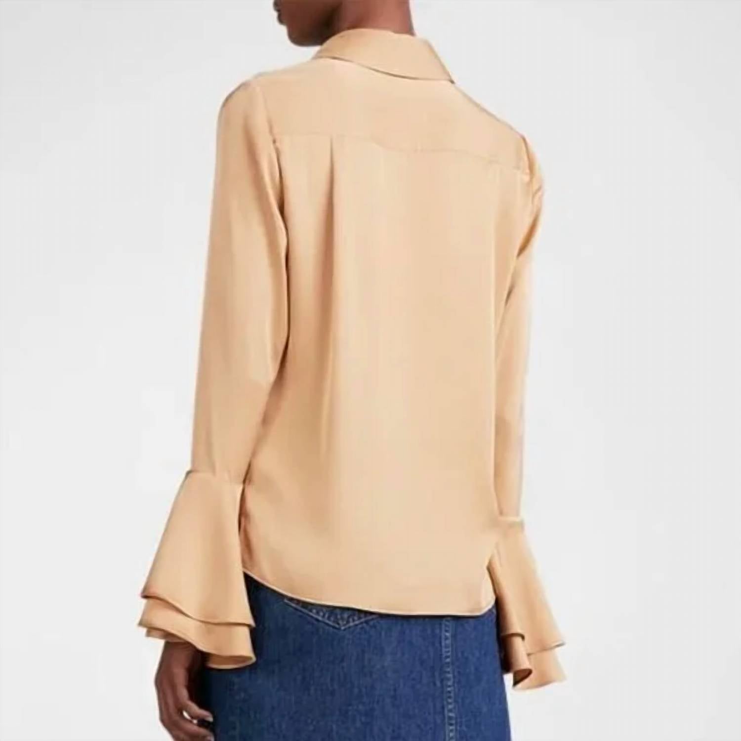 Derek Lam 10 Crosby - Selma Satin Button Blouse
