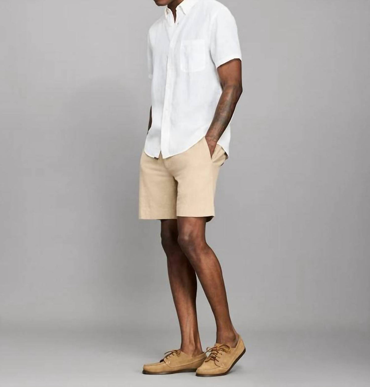 Billy Reid - Short Sleeve Linen Tuscumbia Button Down Shirt
