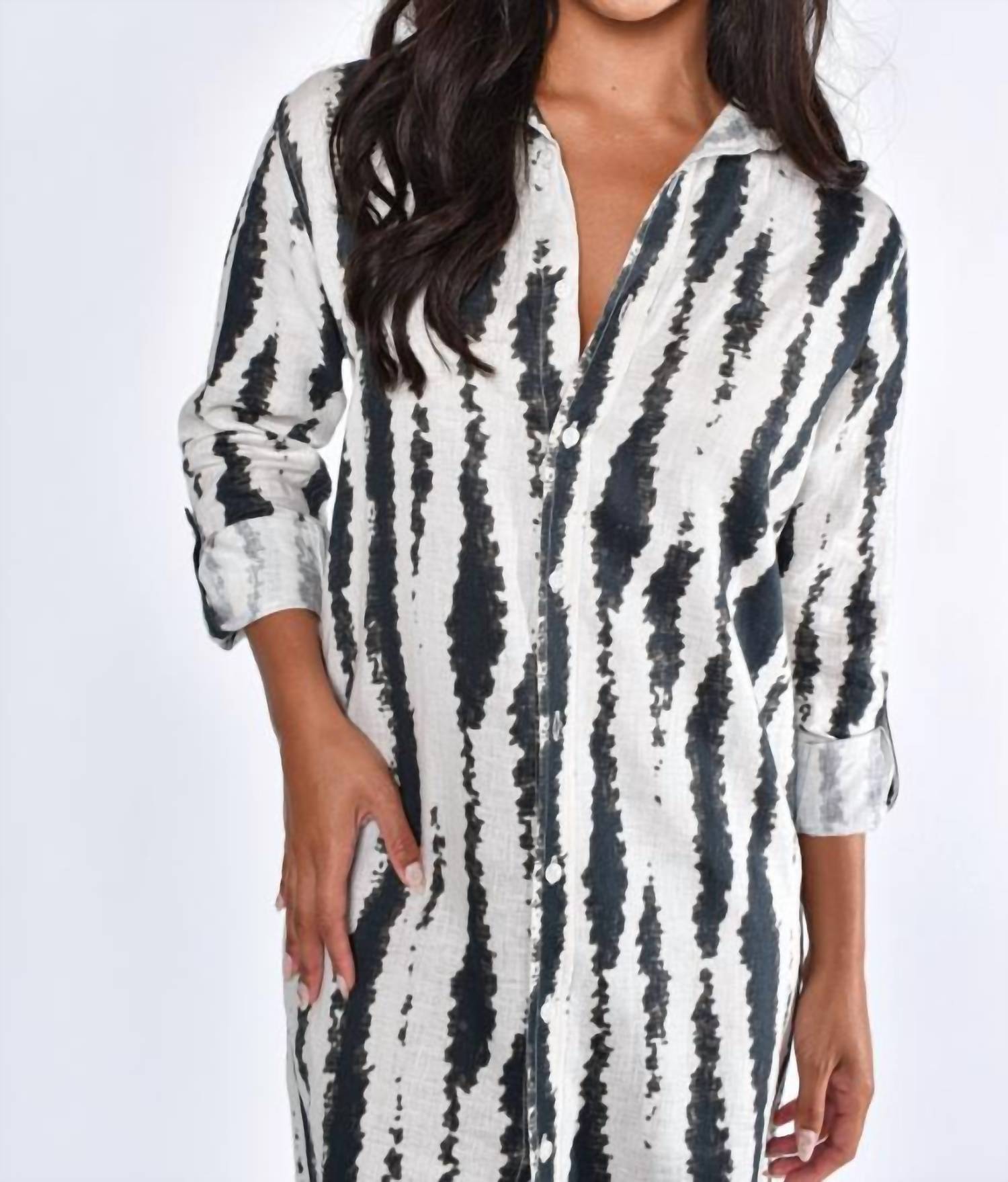 Emily Phillips - Linen Girlfriend Midi Dress
