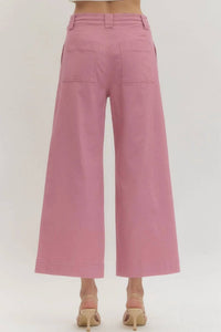 Entro - Wide Leg Tie Pants