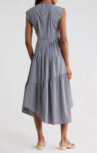 Frame - Check Gathered Dress