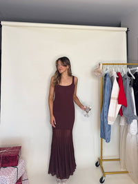 Lalavon - Merlot Maxi Dress