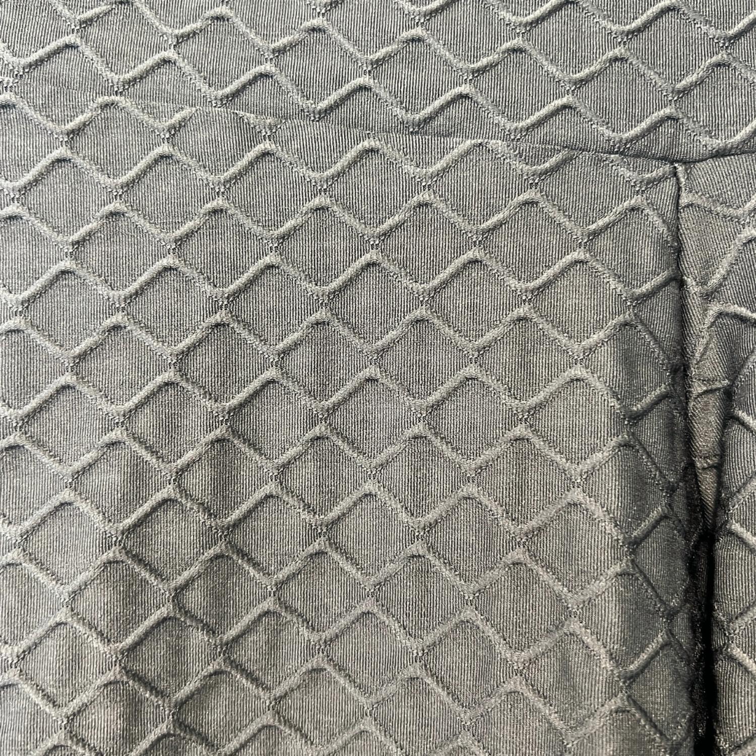 BBrazil Clothing Diamond Weave Jacquard Long Leggings in space grey - women's pants - alternate view