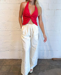 Free People - Days End Linen Pants