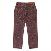 Knotwtr - Women's Rhinestone Denim Straight Jeans
