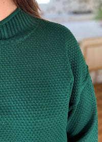Double Zero Goddess Long Sleeve Sweater And Midi Skirt Set in green - women's skirt - view 4