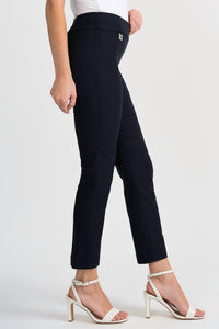 Joseph Ribkoff - Straight Leg Pull On Cropped Pants