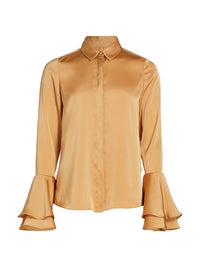 Derek Lam 10 Crosby - Selma Satin Button Blouse