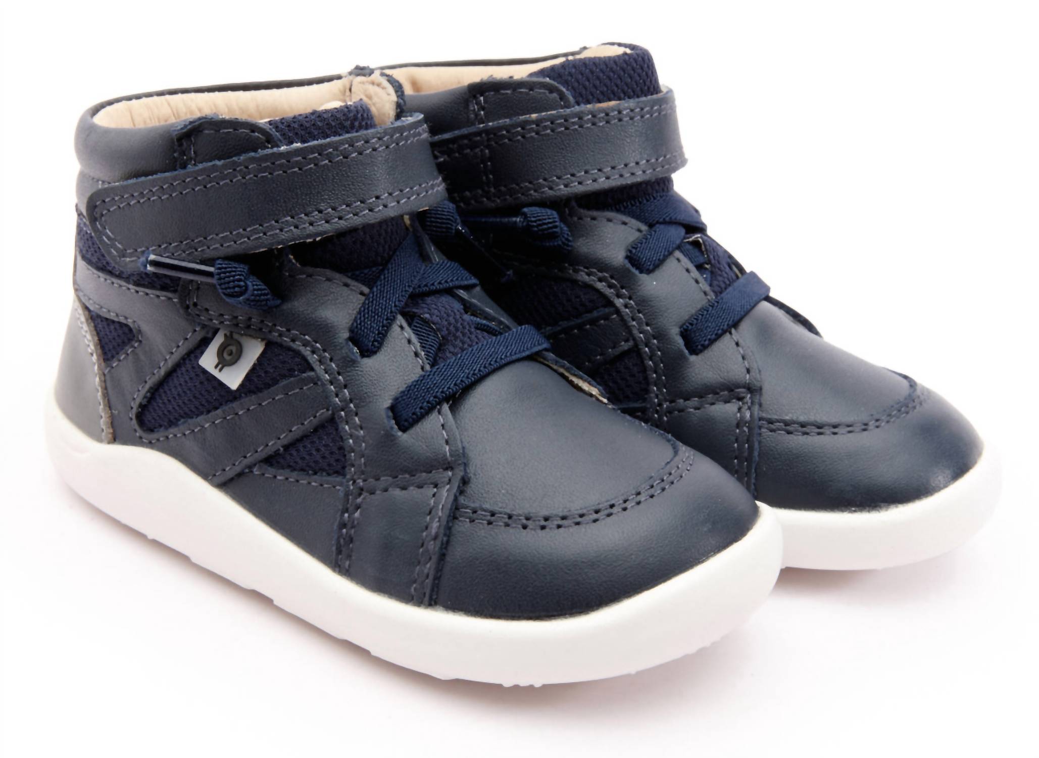 OLDSOLES Kid's 8002 High Ground Sneakers in navy grey - kids' sneaker - alternate view
