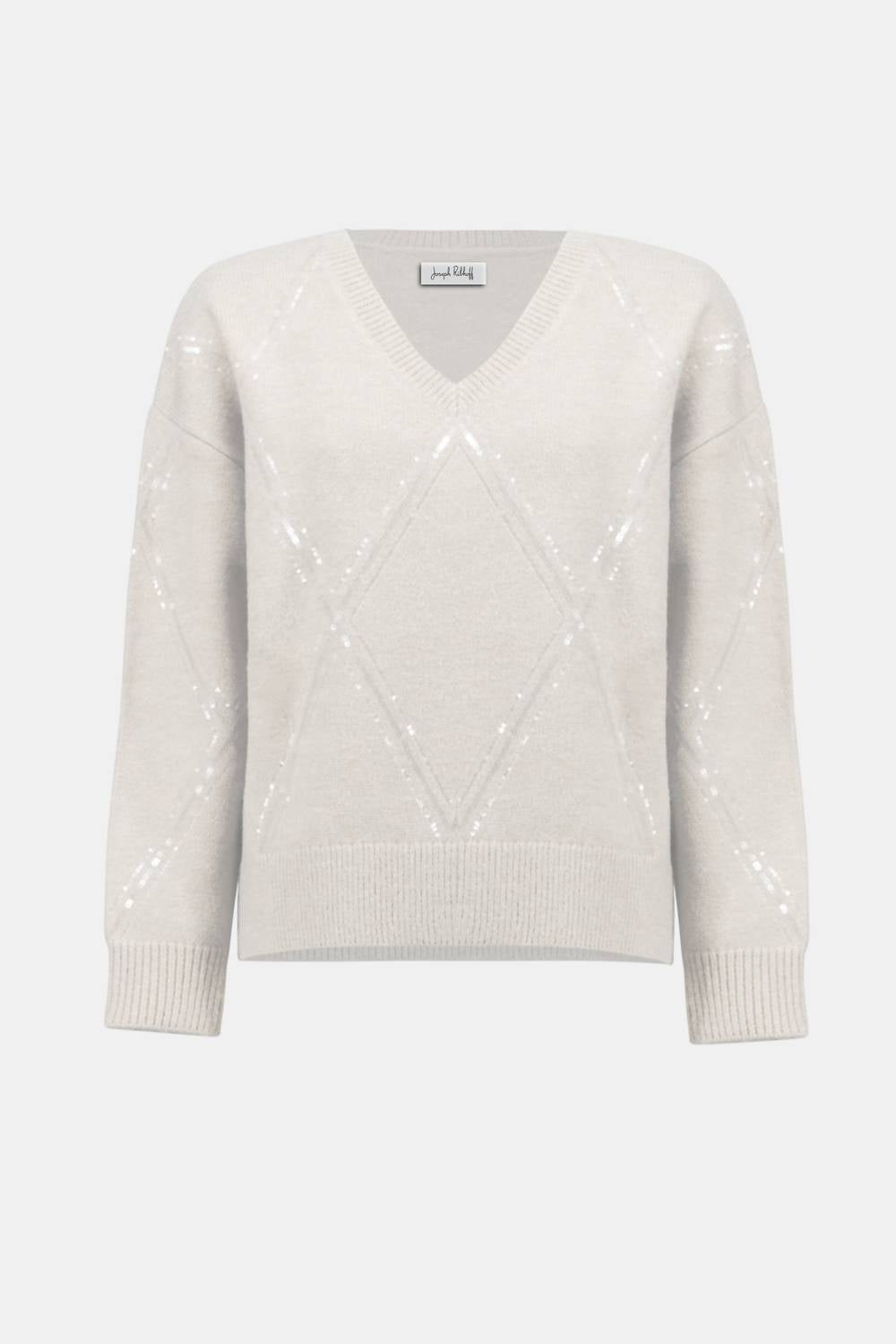 Joseph Ribkoff - Sweater Knit Pullover with Sequins