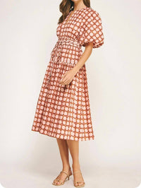 Strut & Bolt - Finding Freedom Chainlink Midi Dress