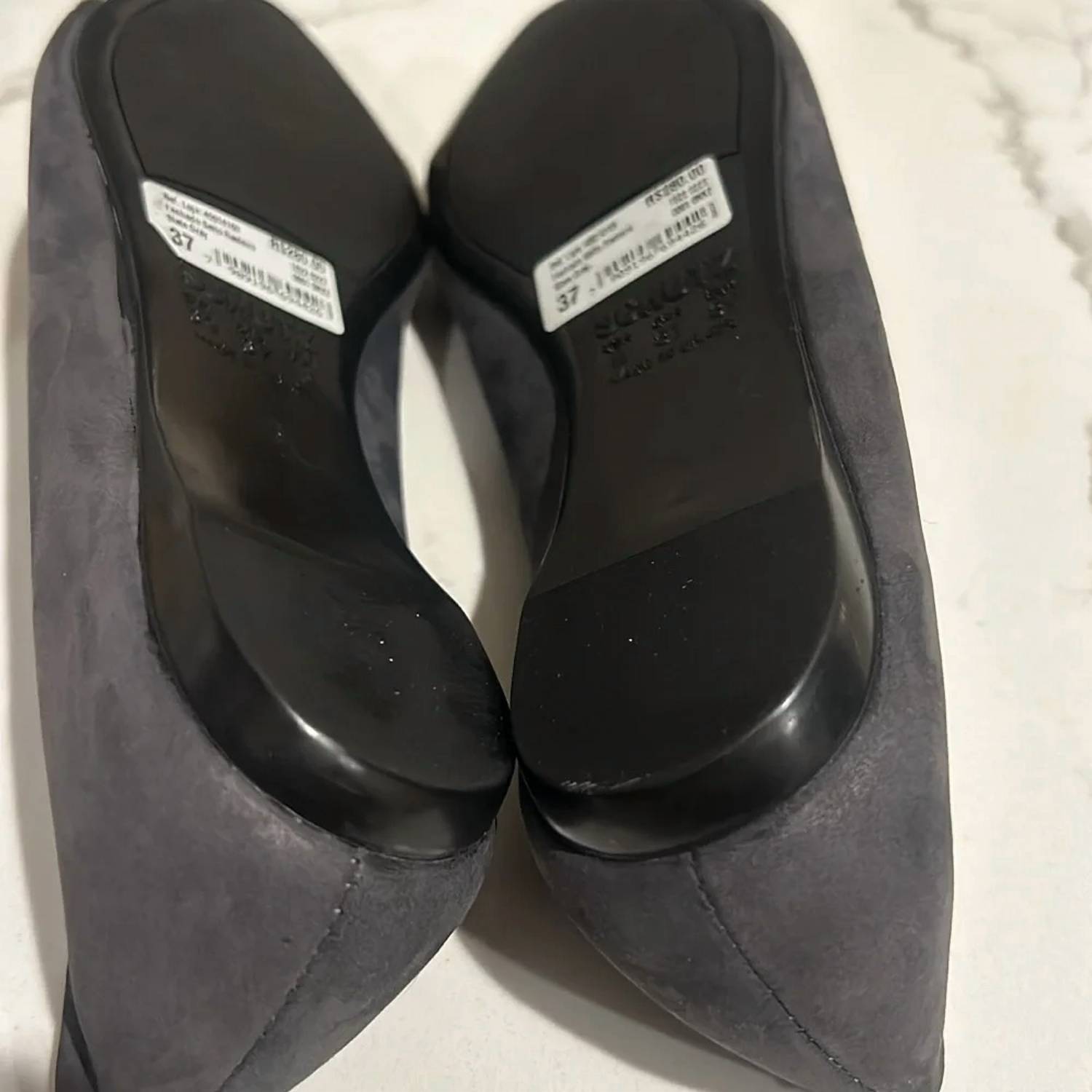 Schutz - Women’s Gemma Pointed Toe With Diamonds Ballet Flats